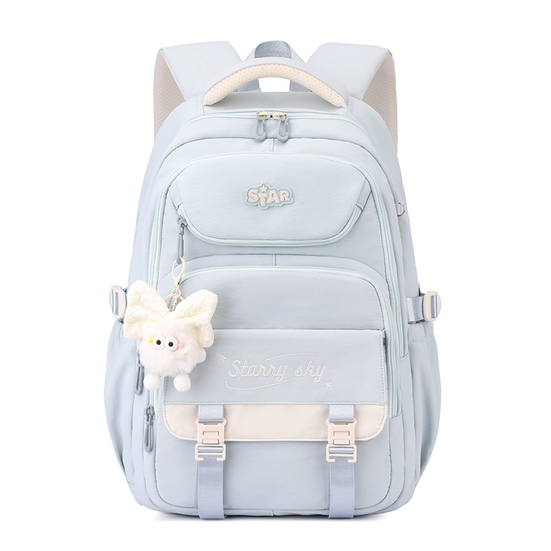 Nueva mochila escolar casual coreana para estudiantes de primaria 3 - 6 grados, mochila de estudiantes de secundaria ligera y de gran capacidad