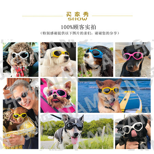 Foldable Pet Glasses Creative Dog Cat Glasses Ski Goggles Pet Accessories Sunglasses Manufacturer Wholesale