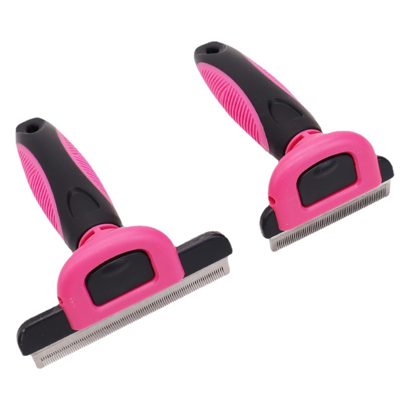 Peine para eliminar el pelo suelto de mascotas, herramienta de aseo desmontable para perros y gatos. image 1
