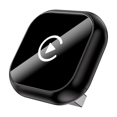 Popular Wired-To-Wireless Carplay Two-In-One Smart Car Connectivity Android Auto Carplay Box (Simsiz CarPlay və Android Auto) - q1aq-black-white-label-metal-glass-wireless-carplay-plus-android-auto-two-in-one-only-suitable-for-overseas-systems