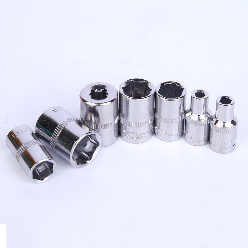 Venta al por mayor Xiaofei 46 unidades traje 1/4 boca cuadrada kit de reparación de automóviles herramientas de combinación llave de zócalo herramientas de hardware