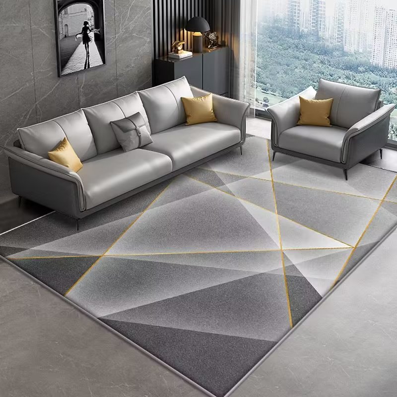 Italiano minimalista cristal terciopelo ins estilo sala de estar alfombra absorbente dormitorio cama manta sala de estar baño piso mat