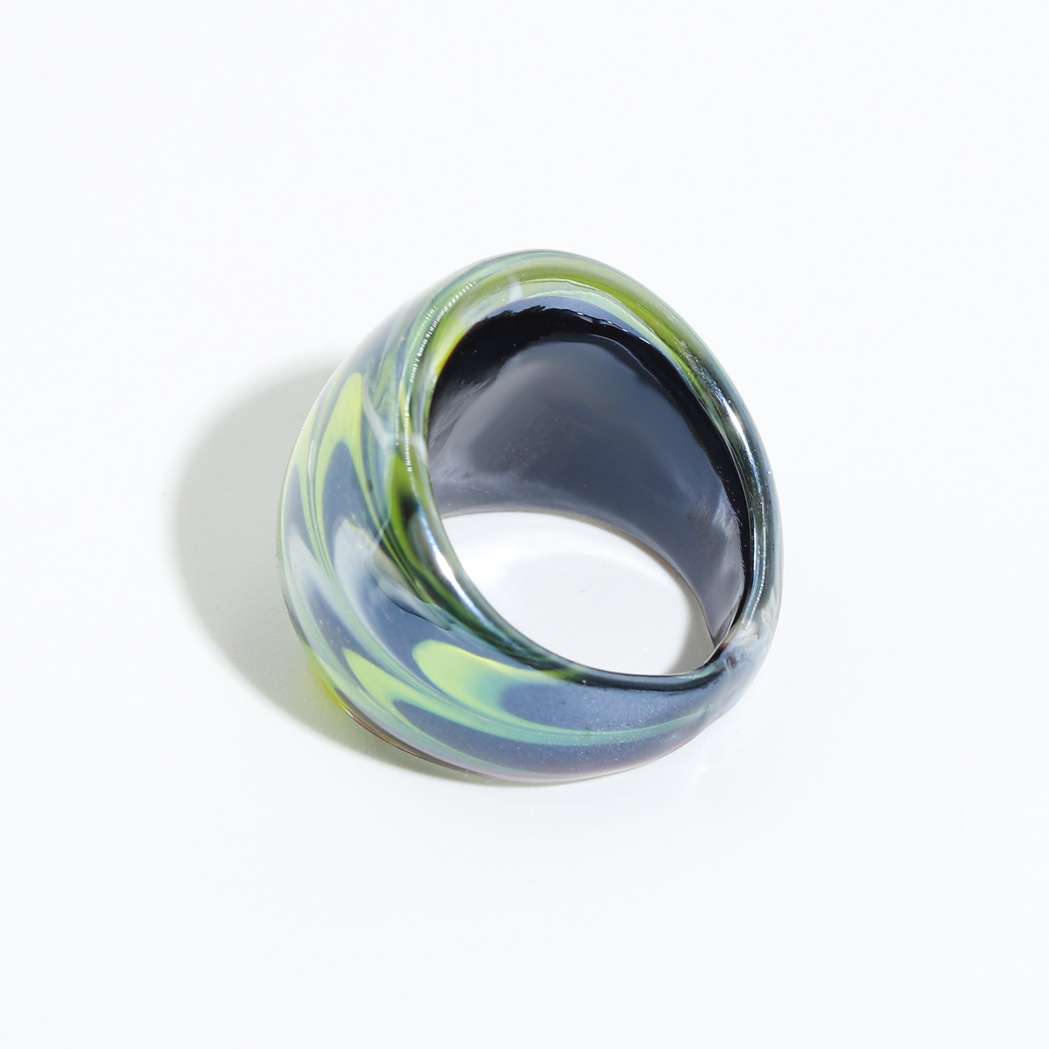 Simple Big Ring Glazed Ring Wholesale display picture 35