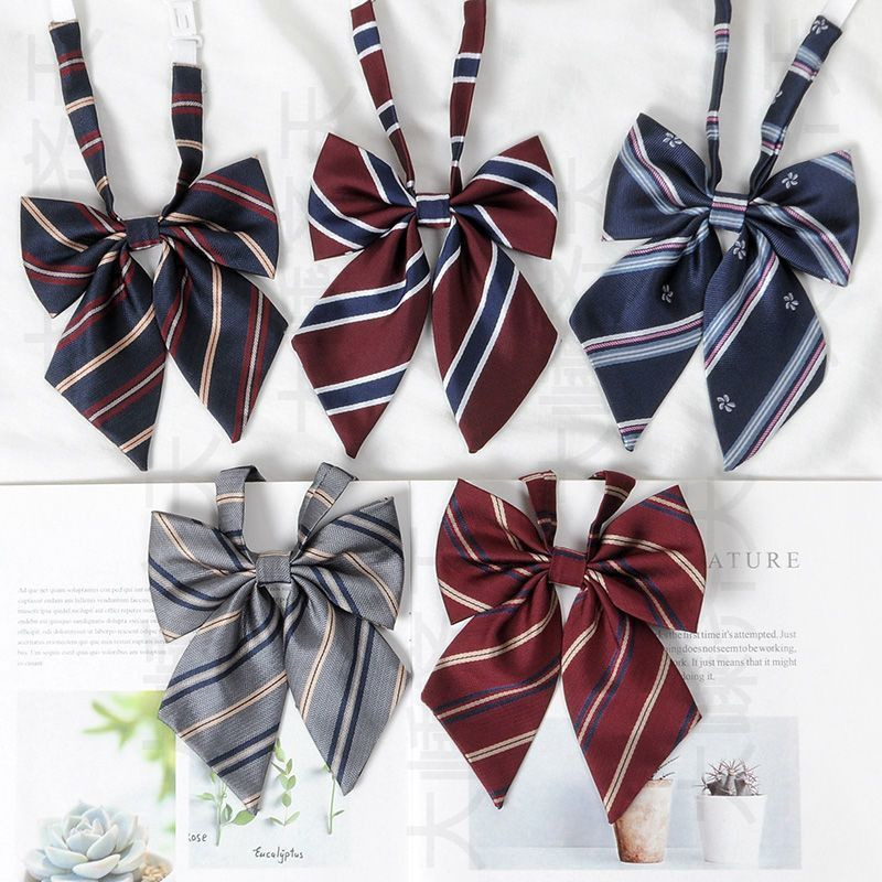 Shirt Burgundy Student Bow Japanese Style Preppy Style jk Bow Tie Female Sailor Uniform Bachelor's Uniform Bow Tie Graduation Photo Shirt Burgundy Student Bow Japanese Style Preppy Style jk Bow Tie Female Sailor Uniform Bachelor's Uniform Bow Tie Graduation Photo