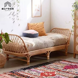 藤编桌椅;藤/竹沙发;户外沙发