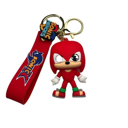 New Sonic Mouse Keychain Car Cartoon Cute Couple Bag Pendant Small Gift Key Wholesale