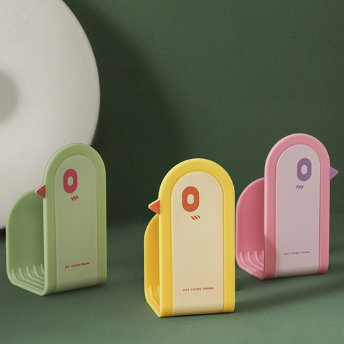 Flying Rabbit Bird Pot Lid Rack Chopping Board Chopping Board Chopping Board No Punch Universal Kitchen Storage Wall-mounted Storage Rack
