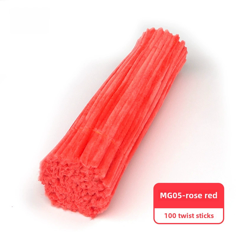 Encrypted twist rods (MaoGun) DIY craft pipe cleaners, ultra‑dense, multi‑color sets (about 100 pcs)