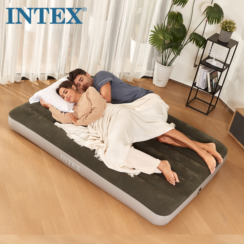 Intex Air Mattress Double Thickened for Home Use, Lazy Person Outdoor Camping Tent Portable Foldable