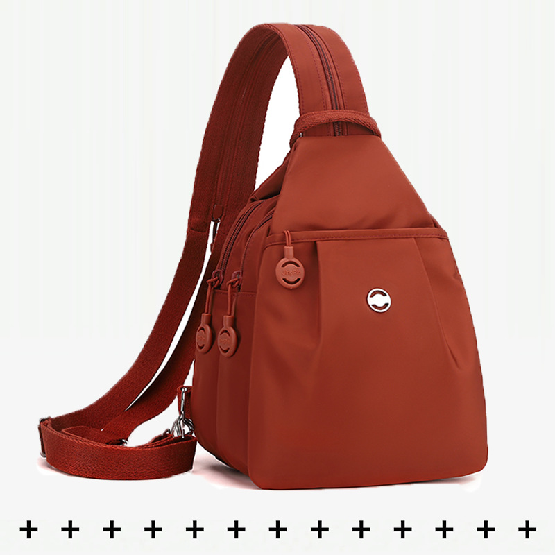 Small Backpack 2026 New Arrival Simple Versatile Anti-Theft Women's Chest Bag Fashion Oxford Cloth Casual Mini Backpack