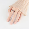 Accessory, fashionable copper ring, European style, Amazon, simple and elegant design