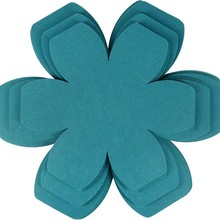 跨境供毛毡锅垫六爪型平底锅保护垫加厚无纺布创意花型毛毡隔热垫