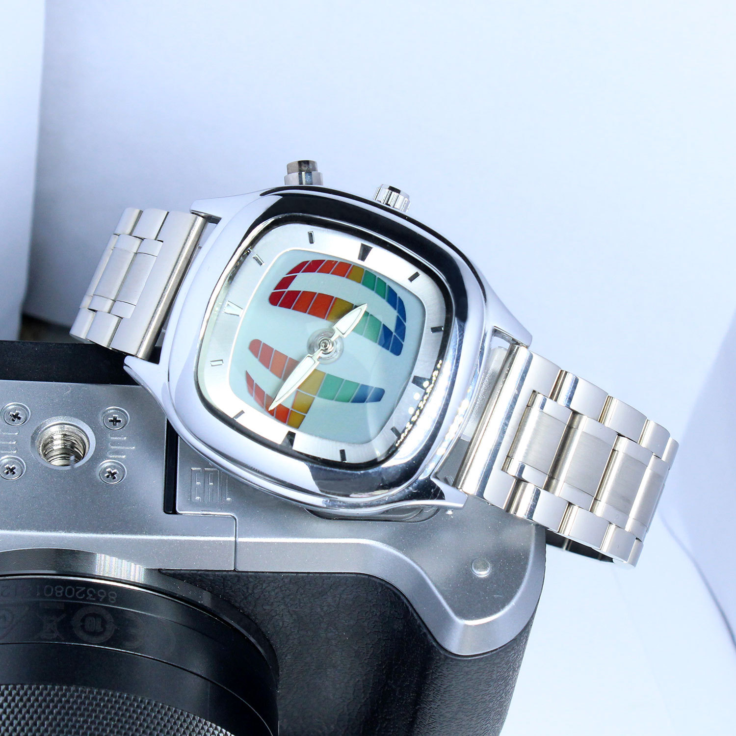 130g Weight Tempered Glass Mirror Material Alloy Strap Material Watch Classification Pointer Display Type Round, Square Dial Shape Daily, Street Occasion Quartz Movement Solid Color Pattern Men's Gender Vintage Style, Simple Style Style Vintage Style Simple Style Solid Color Quartz Watch Women's Watches 9