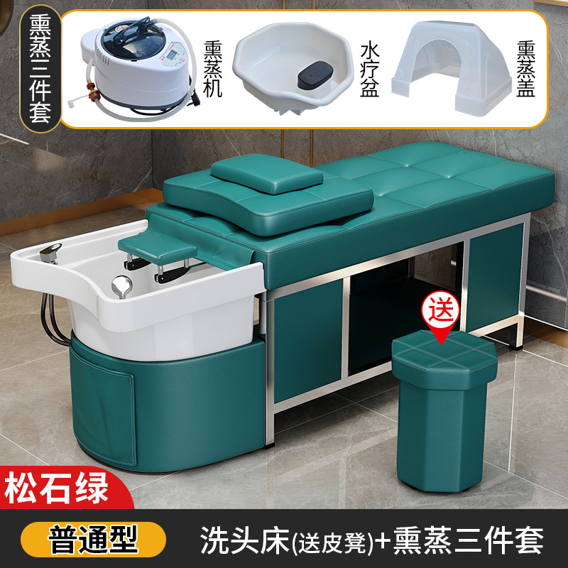 Cuenca de cerámica-verde turquesa + Fumigación