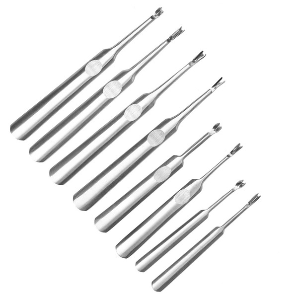 Exfoliating manicure tools set stainless steel for manicure