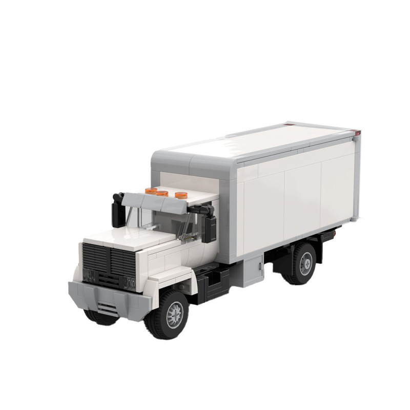 Cross-border toys Chinese building blocks suit MOC-67214 white truck compatible with Lego small particles shrimp skin hot sale Cross-border toys Chinese building blocks suit MOC-67214 white truck compatible with Lego small particles shrimp skin hot sale