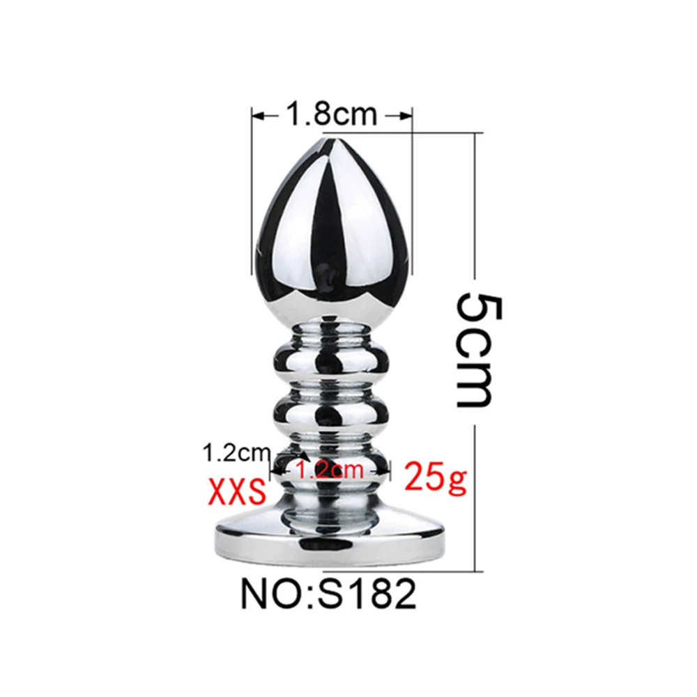 Detachable Anal Plug Heads, Silicone & Metal Options, Multiple Shapes and Sizes