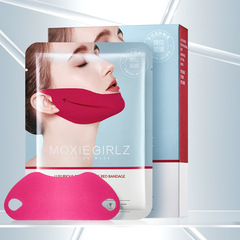 Mousse Girl Luxurious Rejuvenating Red Gauze Lifting Mask 5 Sheets Firming Fine Lines Small V Face Clip-on Mask Skincare
