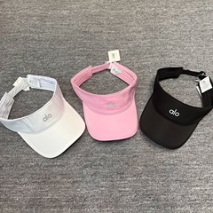 alo空頂冒金智秀同型、日よけ帽子、アウトドアランニングスポーツ用、大きなつばのシルクコットン帽子