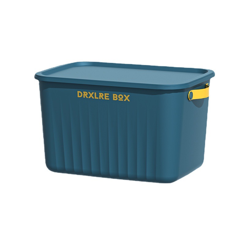 Caja de almacenamiento de PP de piso doméstico transfronterizo apilable engrosada de gran capacidad caja de almacenamiento de artículos diversos de juguete cesta de almacenamiento