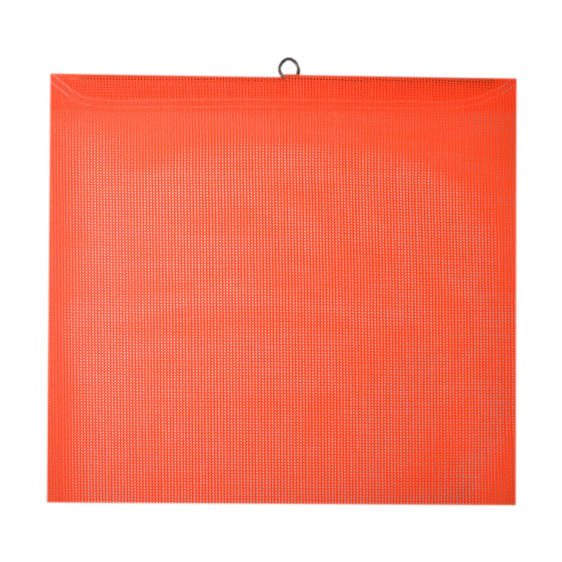 跨境专供PVC乙烯基网眼橙色安全旗帜警示吊旗汽车尾部标志