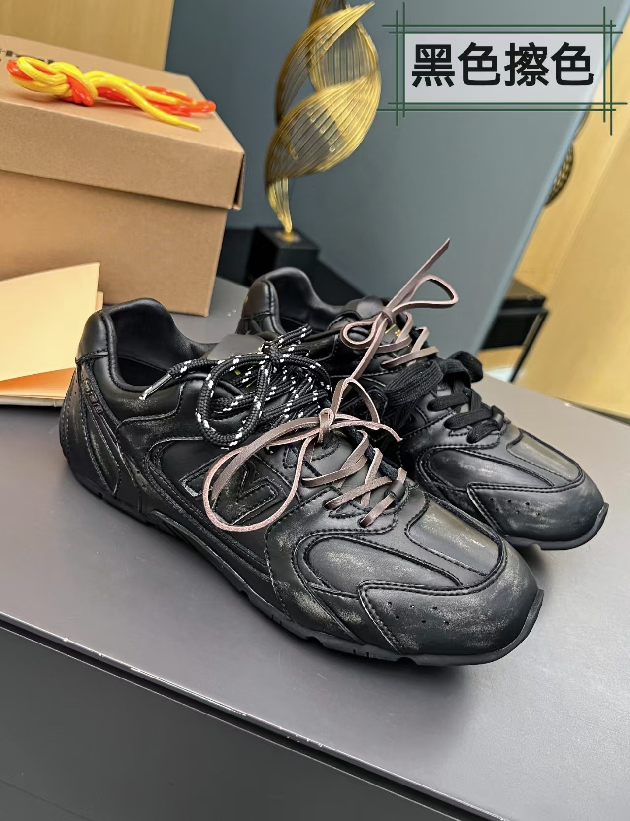 Zapatillas deportivas Agande de suela blanda y punta redonda, estilo casual y sencillo, con cordones bicolor de la marca Miaojia 530, estilo versátil para parejas.