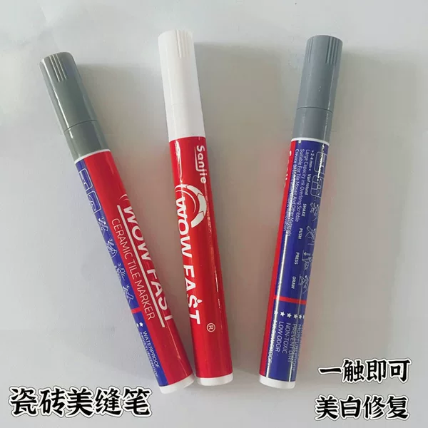 Tile Seam Pen, Tile Gap Whiteboard Color Correction Pen, Wall Tile and Floor Tile Repair Pen, White Marker Pen Manufacturer Wholesale
