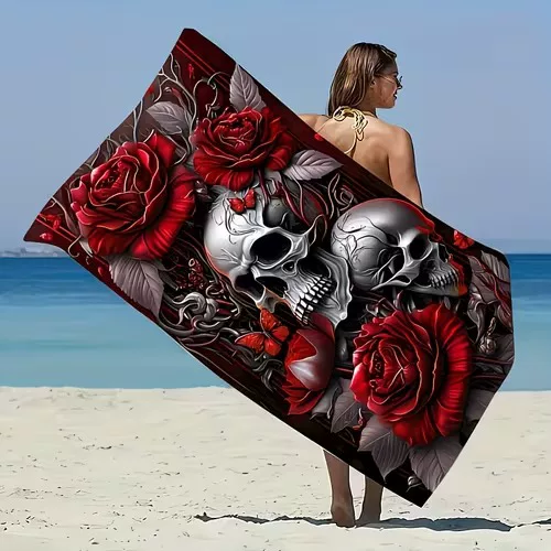 Cross-Border Multi-Pattern Printed Quick-Drying Bath Towel, Absorbent Portable Sports Towel, Swimming Vacation Travel Beach Towel Wholesale