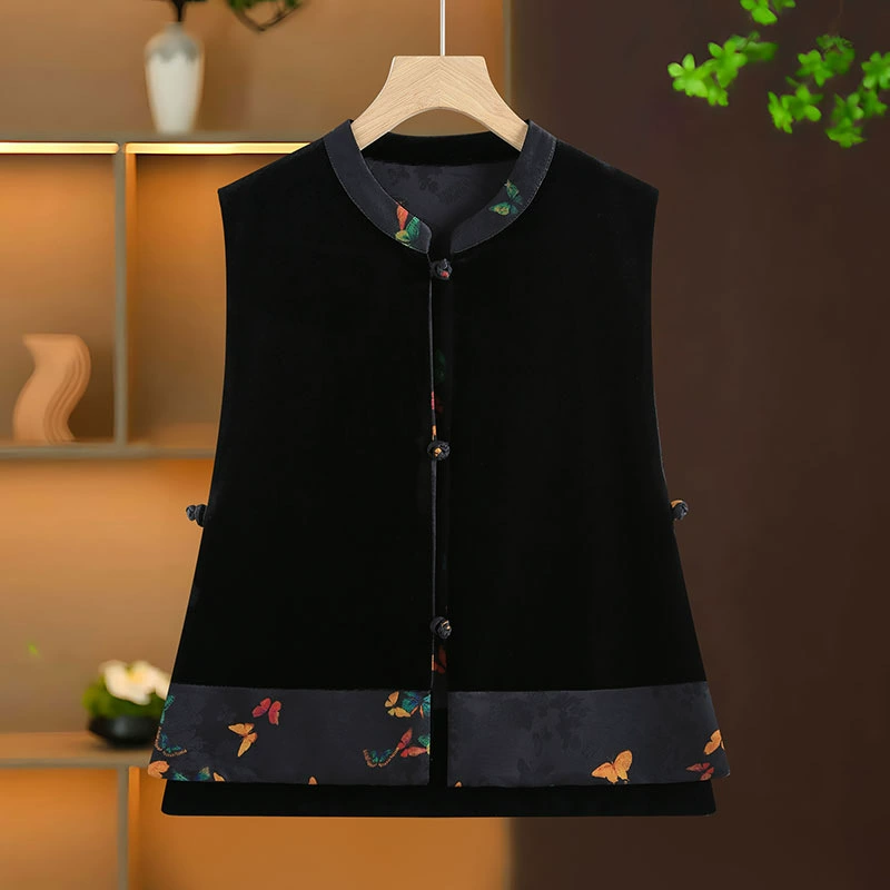 Новинка 2024 года, осенний жилет, женская верхняя одежда, утягивающий жилет с круглым вырезом на талии, двусторонний жилет, осенне-зимний жилет