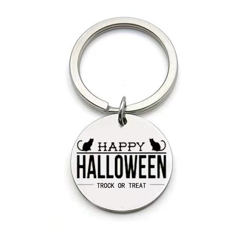 (Cross-border trading), keychain stainless steel, pendant, halloween, Birthday gift