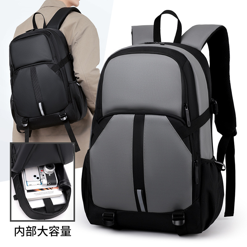 New cross-border business backpack, large-capacity outdoor leisure travel backpack, lightweight laptop bag wholesale