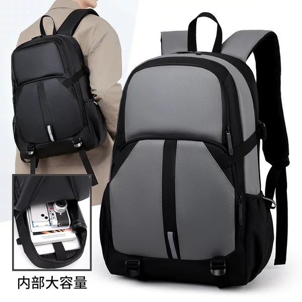 New cross-border business backpack, large-capacity outdoor leisure travel backpack, lightweight laptop bag wholesale