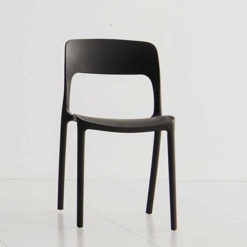 Silla de Comedor con Respaldo de PP para Uso Doméstico, Actividades al Aire Libre, Soporte para Proyectos, Silla de Entrenamiento, Silla de Plástico de Foshan, Diseñada Especialmente para un Estilo Simple y Moderno.