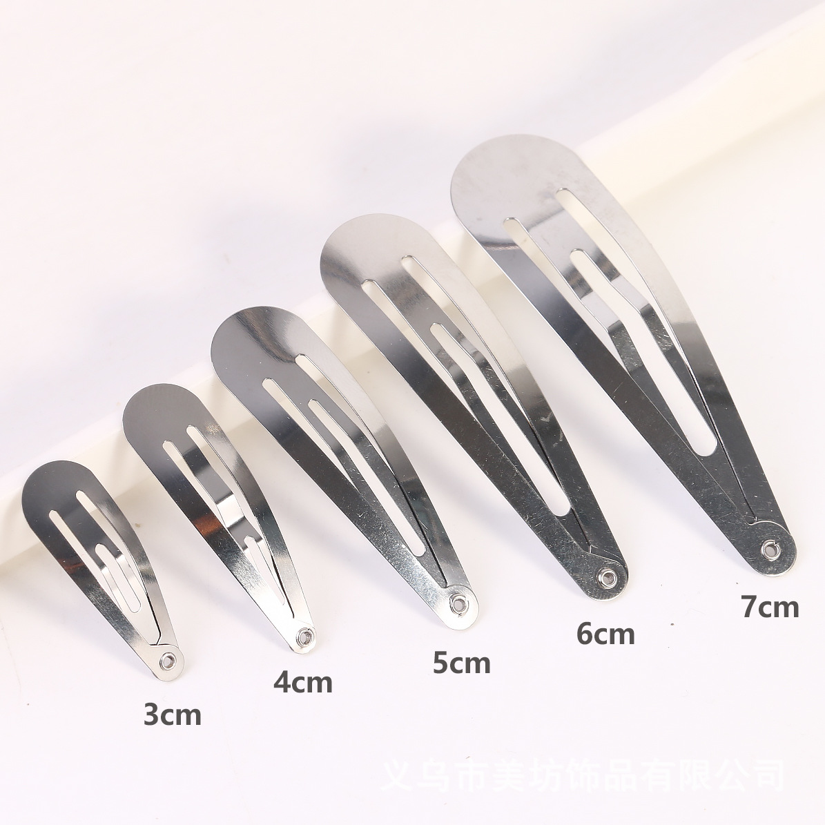 3cm 스테인리스 스틸 물방울 클립