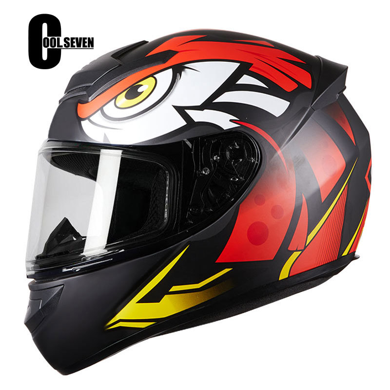 Casco de motocicleta Casco de motocicleta Casco completo para hombres y mujeres Four Seasons Fábrica general Comercio exterior Casco de seguridad DOT Estándar nacional Clase A Certificación 3C