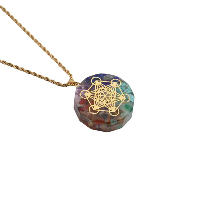 stainless steel twist chain jewelry tree of life 3D star pendant necklace