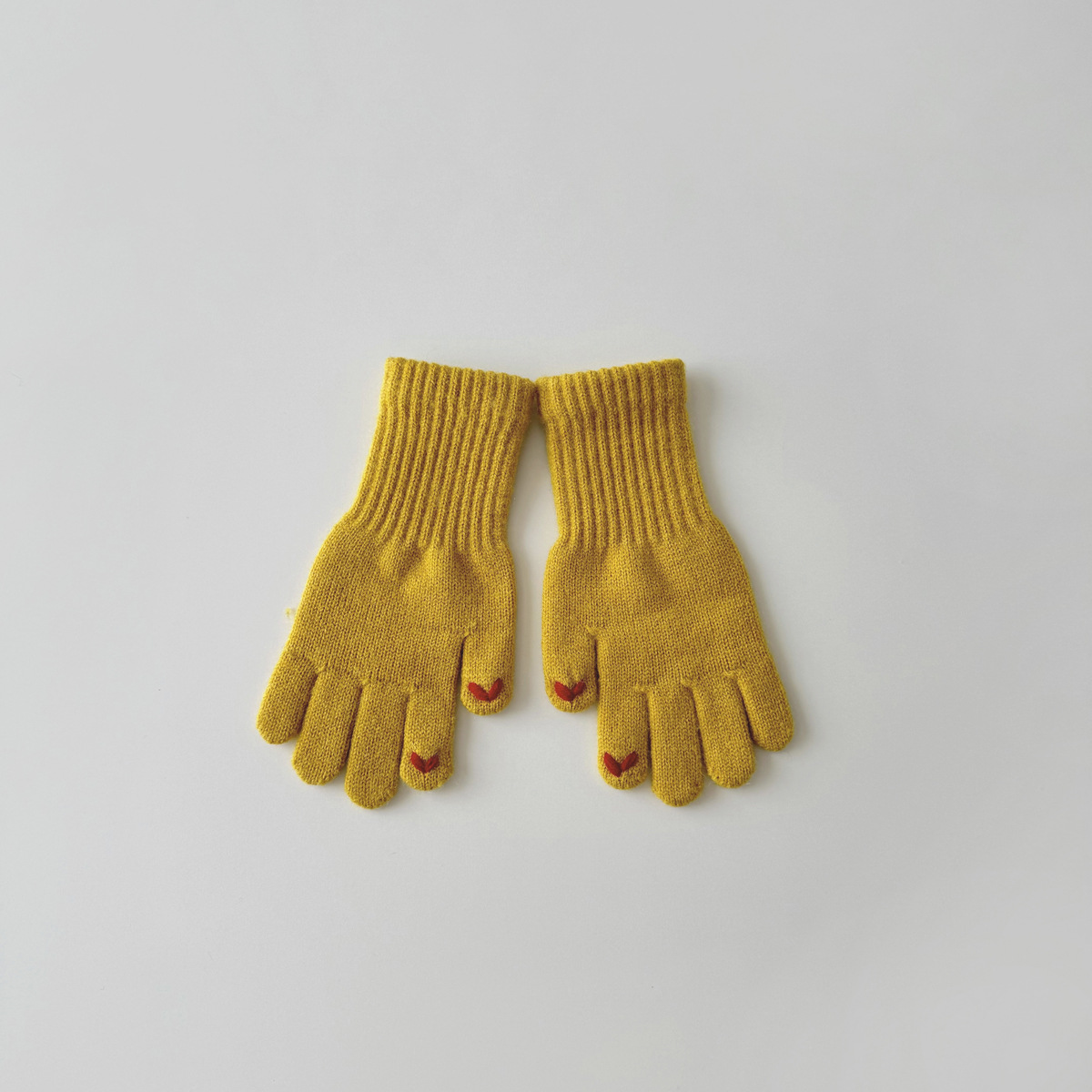Guanti per bambini Love embroidery Guanti per bambini senza dita con touch screen per studenti_voghion.com