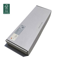 FSC认证环保再生纸飞机盒可回收无塑料高级感内衣服装包装盒定制