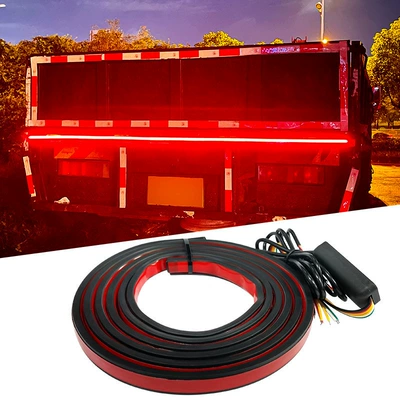 24V Truck High-Brightness Brake Turn Signal Truck Decorative Light Led Oukar Tail Light Anti-Rear Collision Streamer Flashing Light Bar