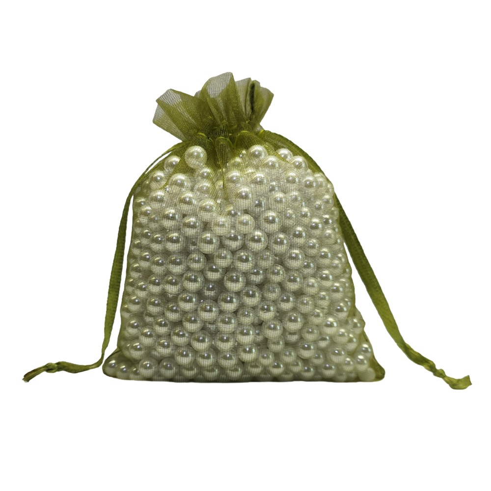 Bolsas de malla lisas al por mayor en existencia, con cordón, bolsas transparentes para regalo de frutas, bolsas de organza para embalaje de joyería
