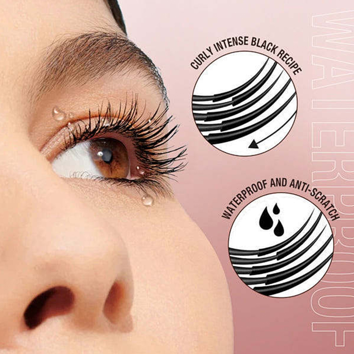 Waterproof and non-smudgeable eyelash primer