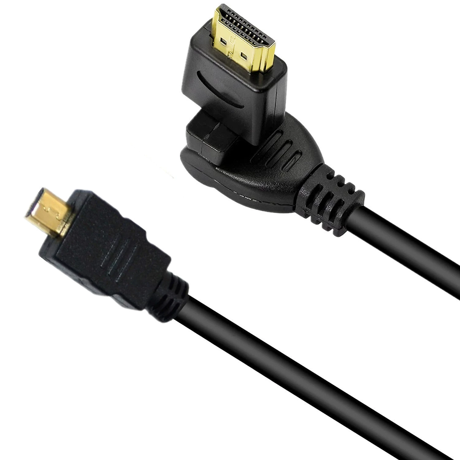 D -type 4K Micro HDMI Line HD Digital Camera Computer TV Mobile Line 360 degrees rotation cable