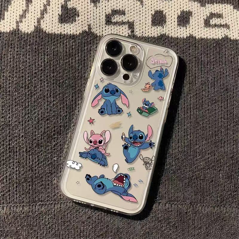 满屏史迪仔iphone17手机壳适用苹果16promax14透明15pro卡通13软