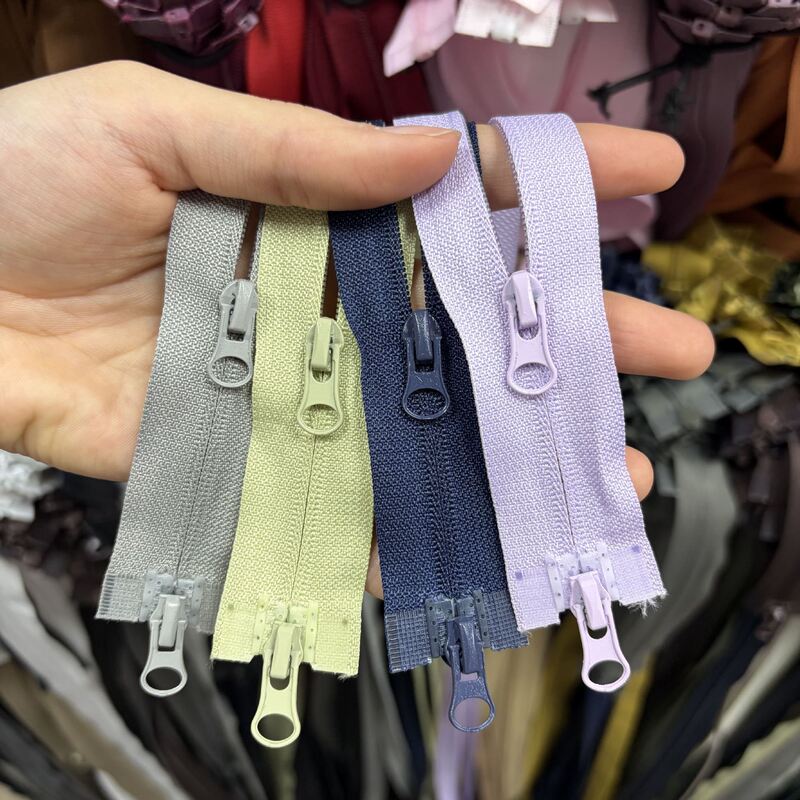 No. 3 Nylon Zipper with Reverse Teeth, Double-Ended, Fine Teeth, Nylon Sun Protection Clothing, Skirt, Garment, Nylon Reverse Zipper No. 3 Nylon Zipper with Reverse Teeth, Double-Ended, Fine Teeth, Nylon Sun Protection Clothing, Skirt, Garment, Nylon Reverse Zipper