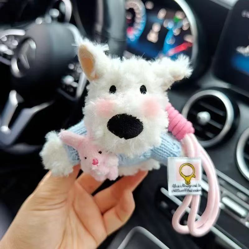 新商品の西高地のサングラスの子犬の公の子の包みはかばんを掛けて装飾します。|undefined