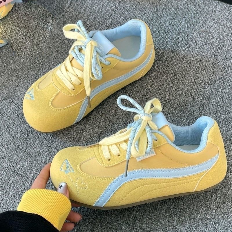 小众不撞款德训鞋子女2025新款爆款春秋季百搭小白鞋休闲运动板鞋|undefined