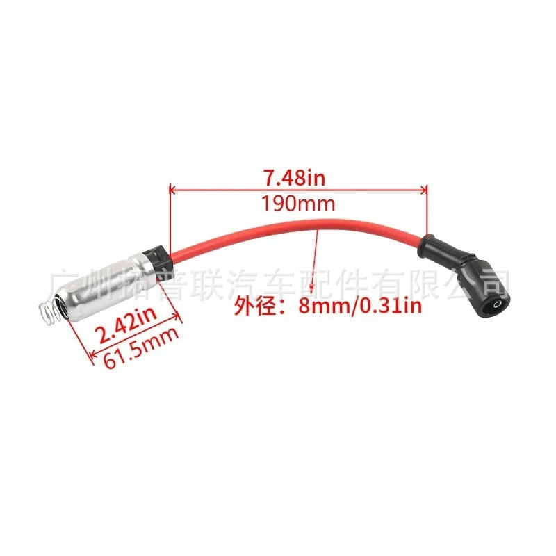 48322R Is Suitable for Chevrolet V8 Special Spark Plug Ignition Wire Set, 8-Piece Set, Cross-Border In-Stock Engineering Vehicle