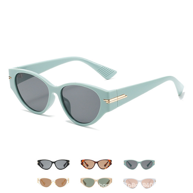 new retro y2k cat's eye cross-border European and American sunglasses men's and women's bv classic ins Net red sunglasses factory direct supply