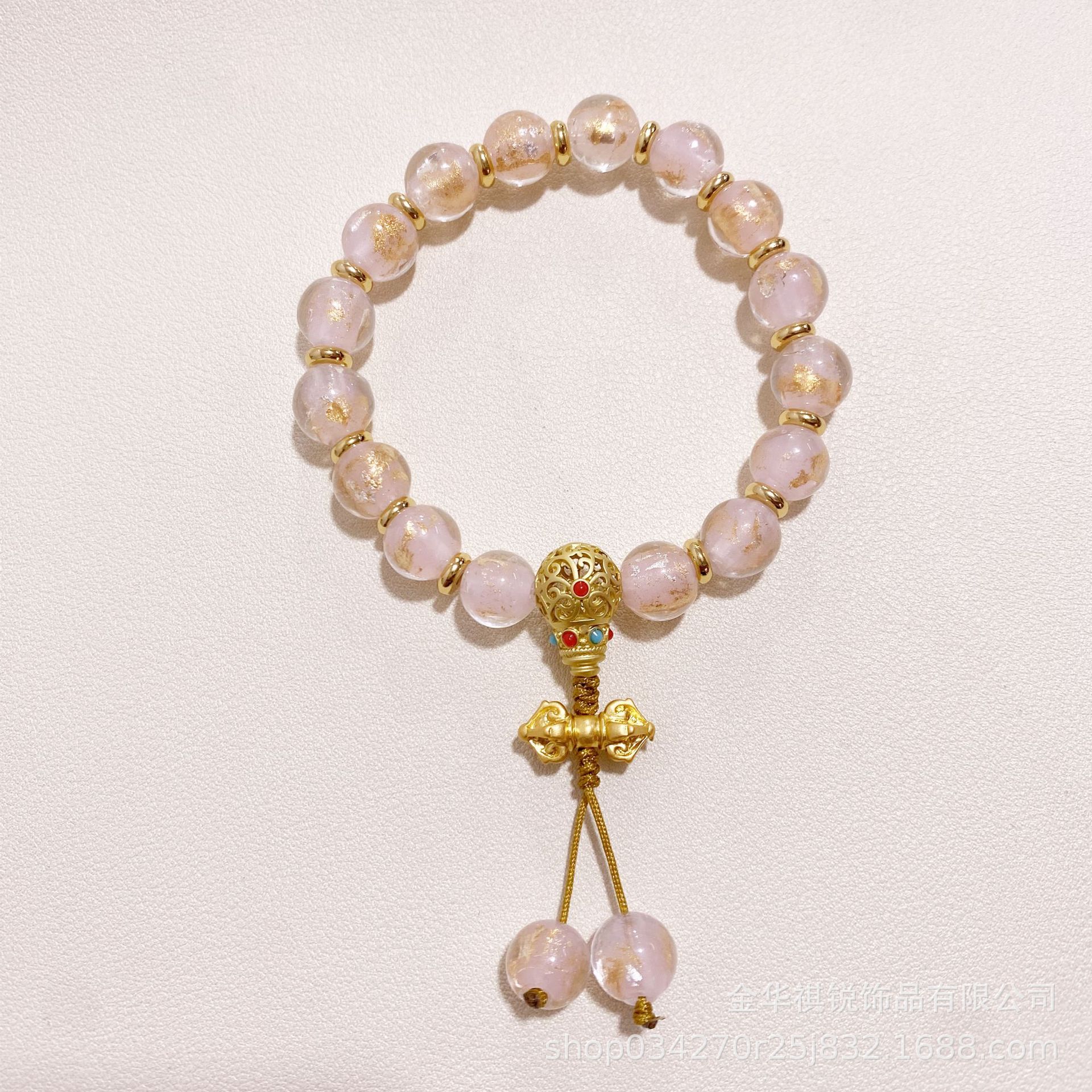 금박 유리-핑크(중공 티셔츠)