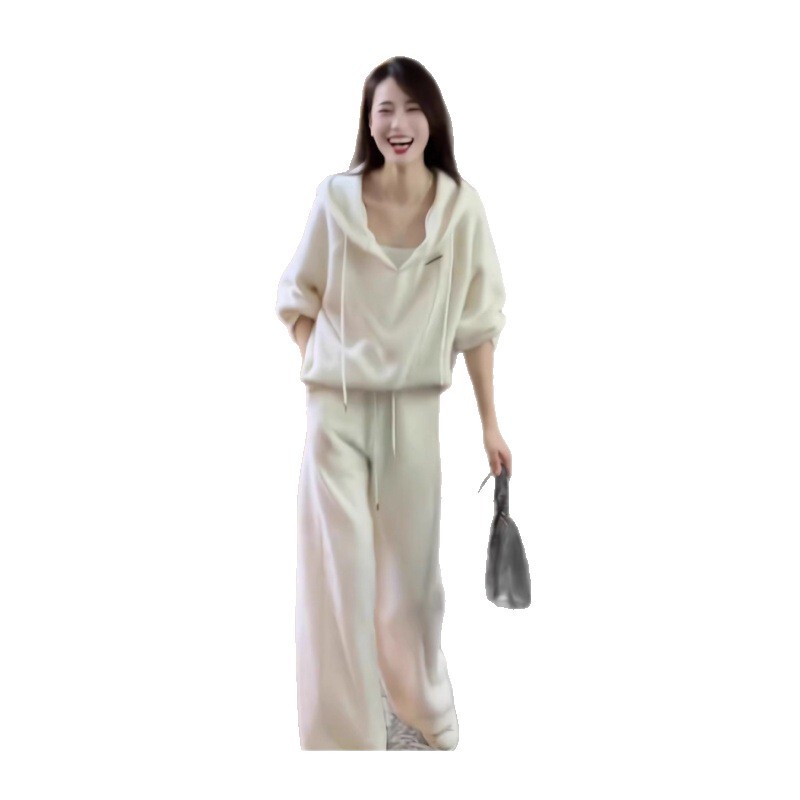 高级感运动服套装女春秋韩系慵懒风时尚宽松显瘦卫衣休闲两件套潮|undefined